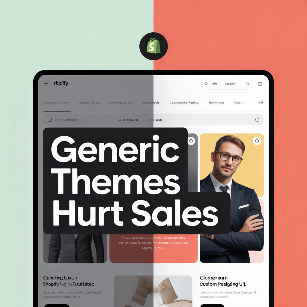 Why Generic Shopify Themes Hurt Your Sales Custom Shopify Design for Higher Conversions